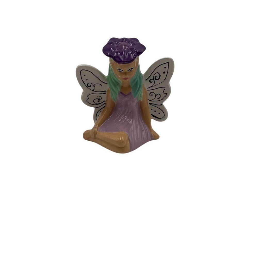 Trueliving‎ Outdoors Hand Painted Ceramic Fairy Figurine Fantasy Decor